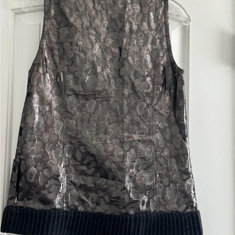 Tory Burch Black and Silver Blouse